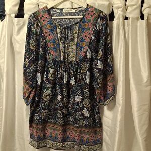 Temofon  Floral Midi Dress - Multicolor XL